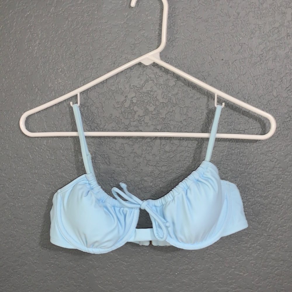 Baby Blue Bikini Top